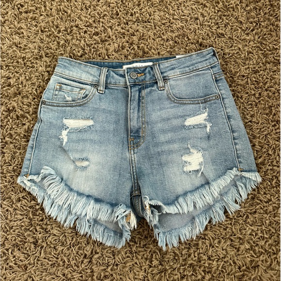 Dry Goods light blue jean shorts - Picture 1 of 3